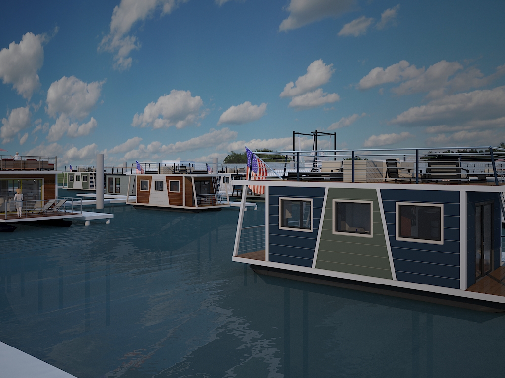 A Houseboat Community in NYC? East Coast Houseboats